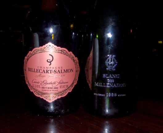 Billecart-Salmon, Cuvée Elisabeth Salmon Rosé 2002 and Charles Heidsieck, Blanc Des Millenaires 1995