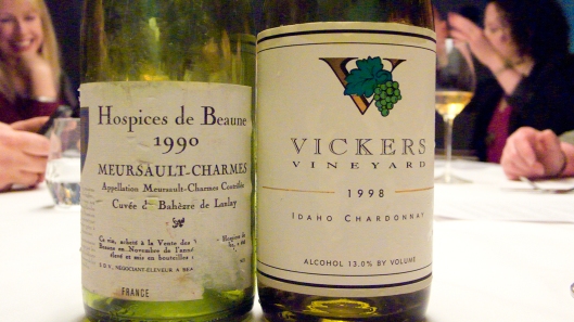 Hospice De Beaune, Meursault-Charmes Cuvée Bahèzre De Lanlay 1990 and Vickers Vineyard, Chardonnay 1998